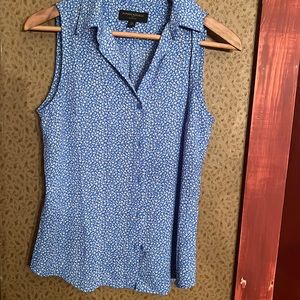 banana republic sleeveless blouse